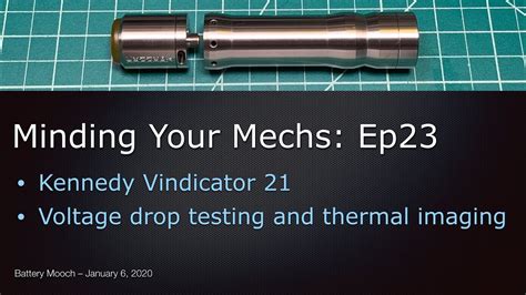 voltage drop test kennedy vindicator 21700|Minding Your Mechs Ep023 – Kennedy Vindicator 21 .